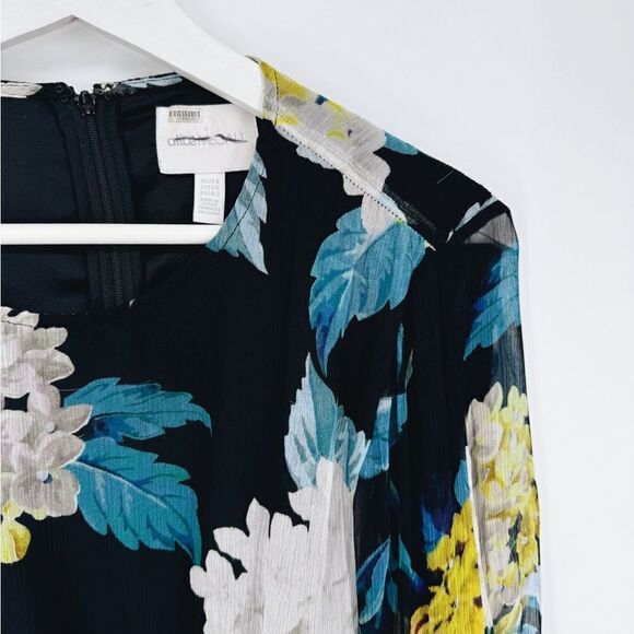 Alice McCall Wild Frontiers Mini Dress Floral Cutout Long Sleeve Cocktail Sz 10 - Picture 11 of 15